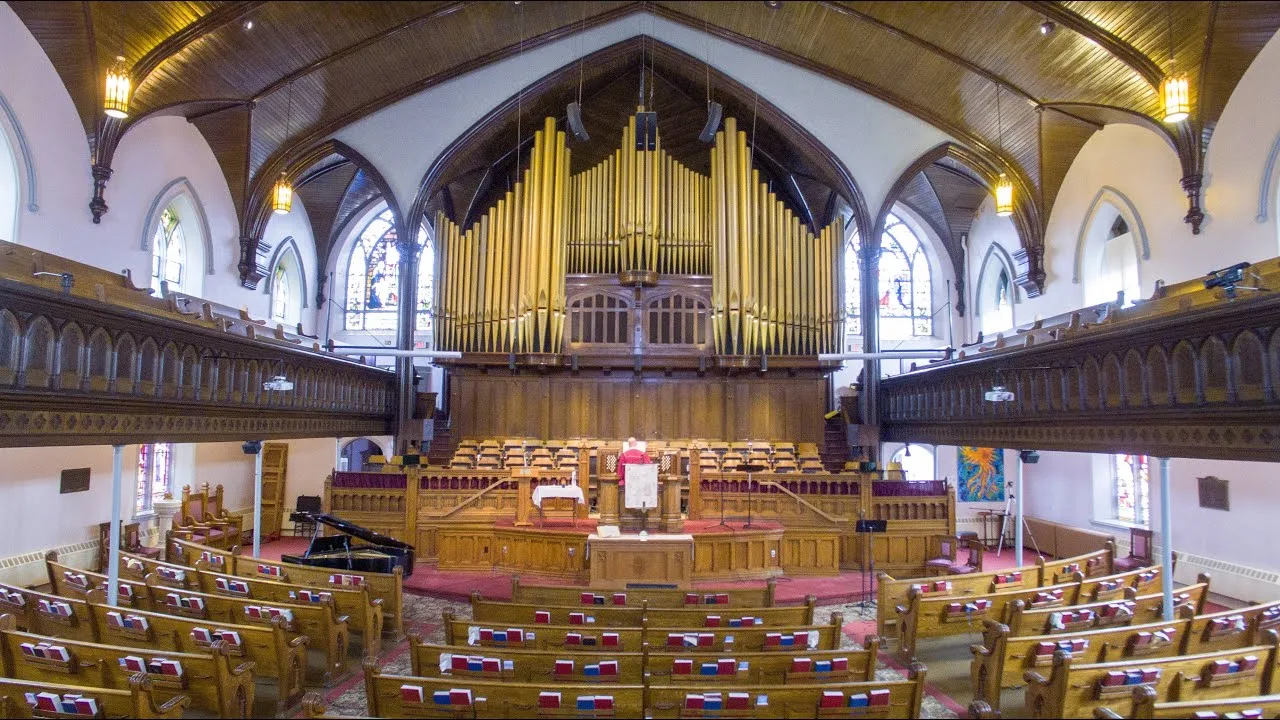 The Casavant Frères pipe organ at Trinity United Church